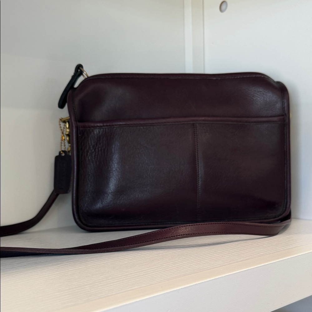 Vintage Authentic 1980's Coach in Plum